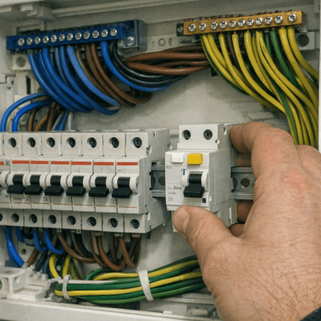 Modernisierung der Unterverteilung in einem Wohnhaus